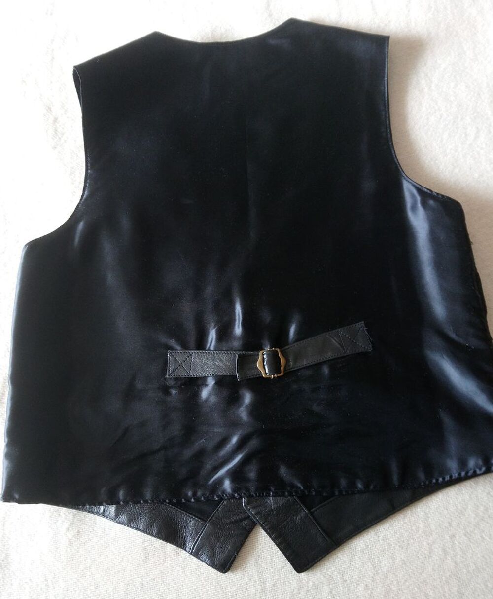 Gilet en cuir Charles Gauthier Vêtements