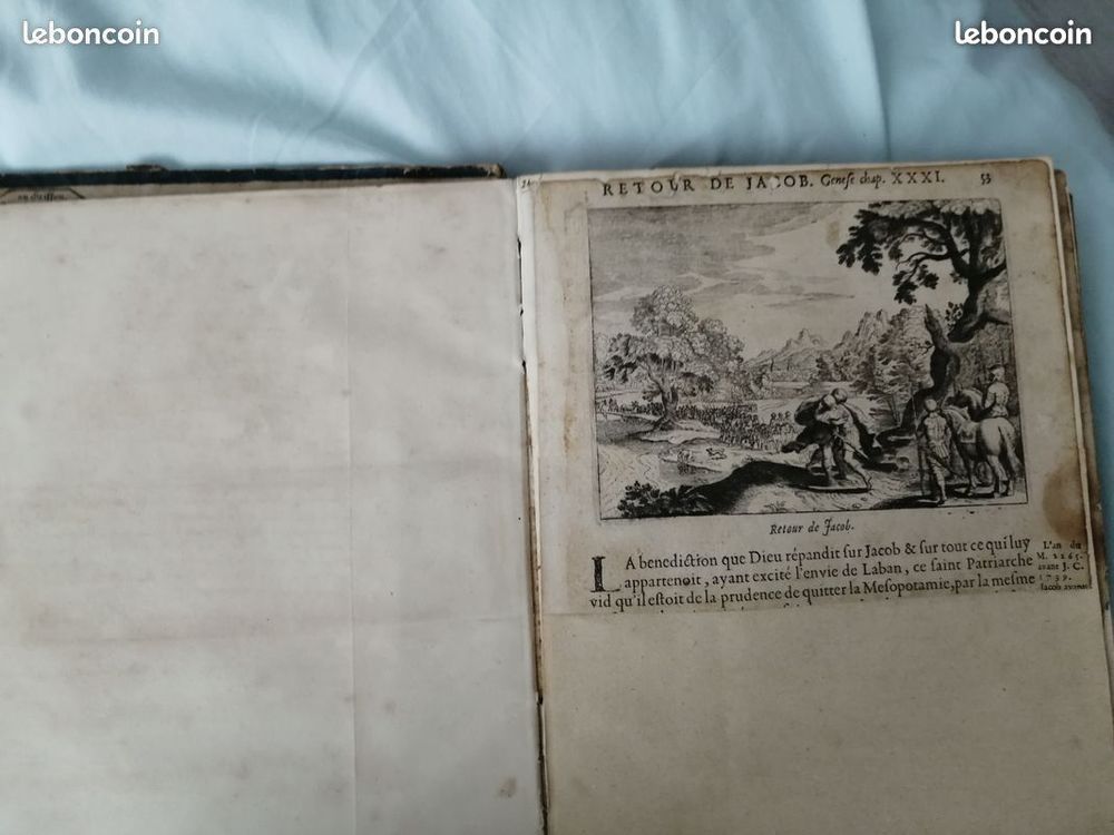la bible gravures ancienne ancien testament dieu juif moise Livres et BD