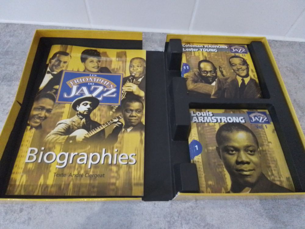 Coffret complet de 20 CD "les triomphes du Jazz" CD et vinyles