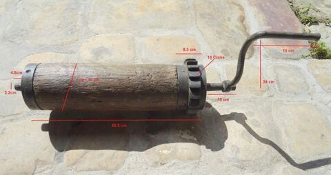 ANCIEN TREUIL TAMBOUR DE PUITS #B 75 Sergines (89)