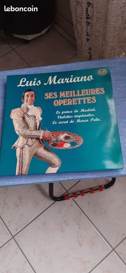 Lot de 2 disques vinyl 33 tours Luis Mariano 20 Grisolles (82)