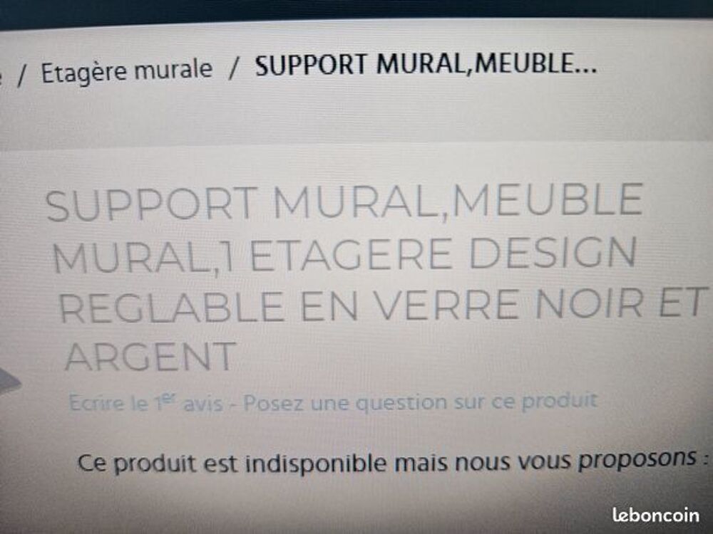 &eacute;tag&egrave;res en verre Meubles