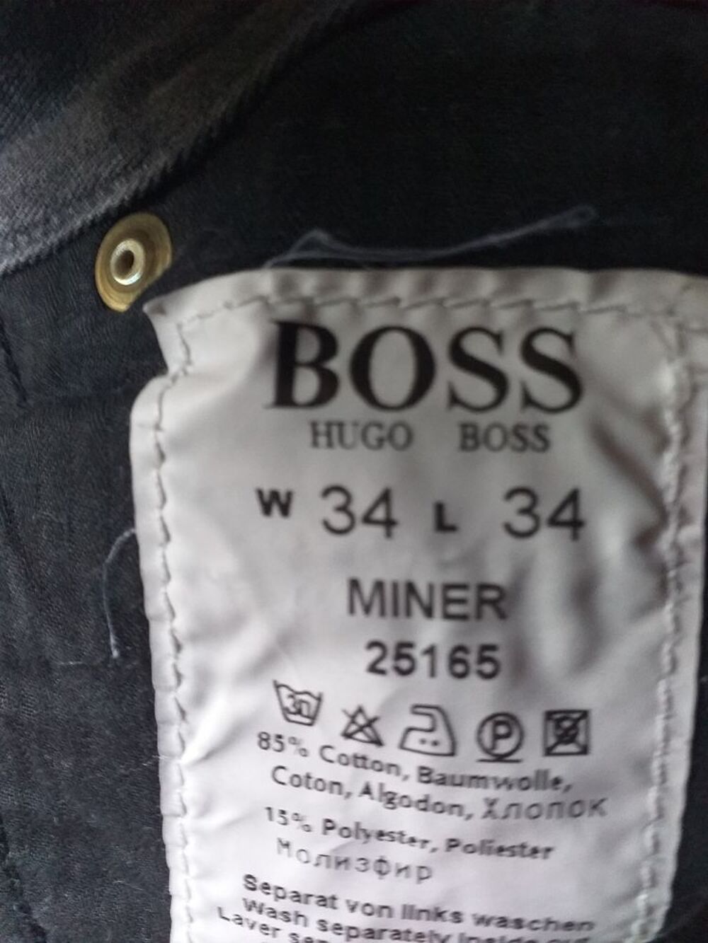 Jean Hugo Boss W34 L34 Vêtements