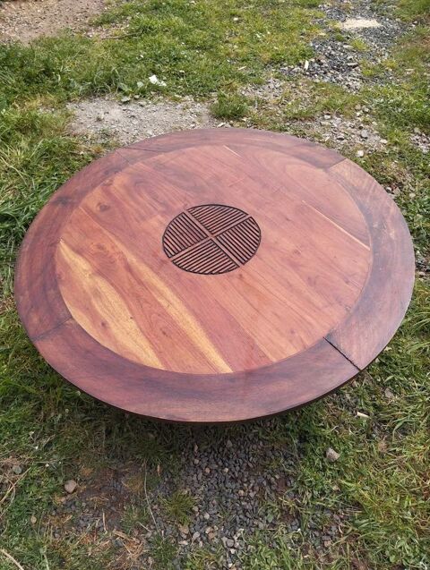 table basse ronde ancienne 40 Saint-Gaultier (36)