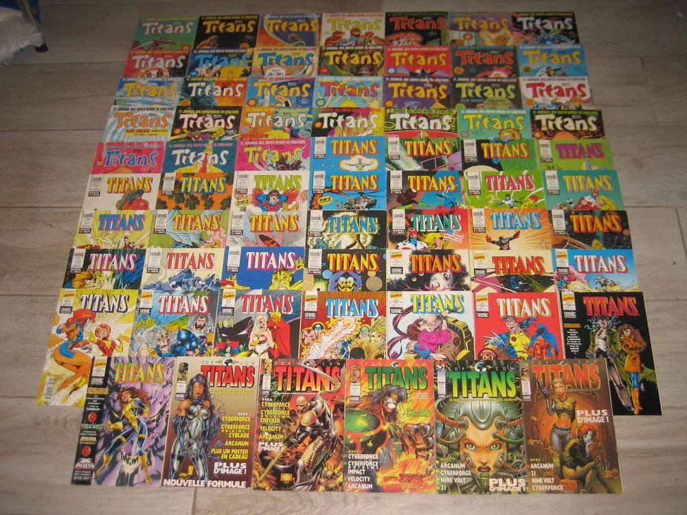 LOT 79 TITANS entre le 22 et le 221 LUG SEMIC marvel comics Livres et BD