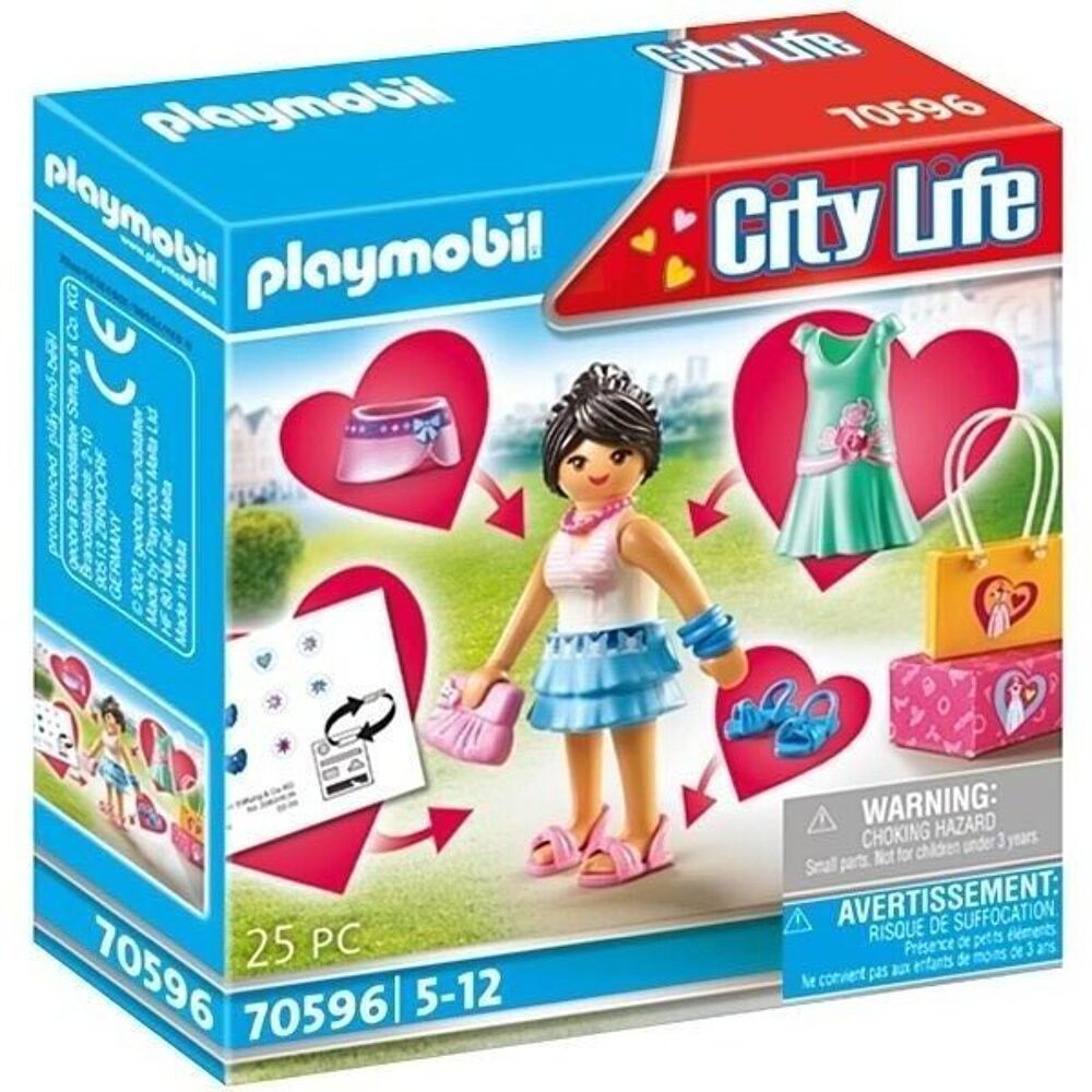 PLAYMOBIL 70596 CITY LIFE Figurine mode pour fille. Jeux / jouets