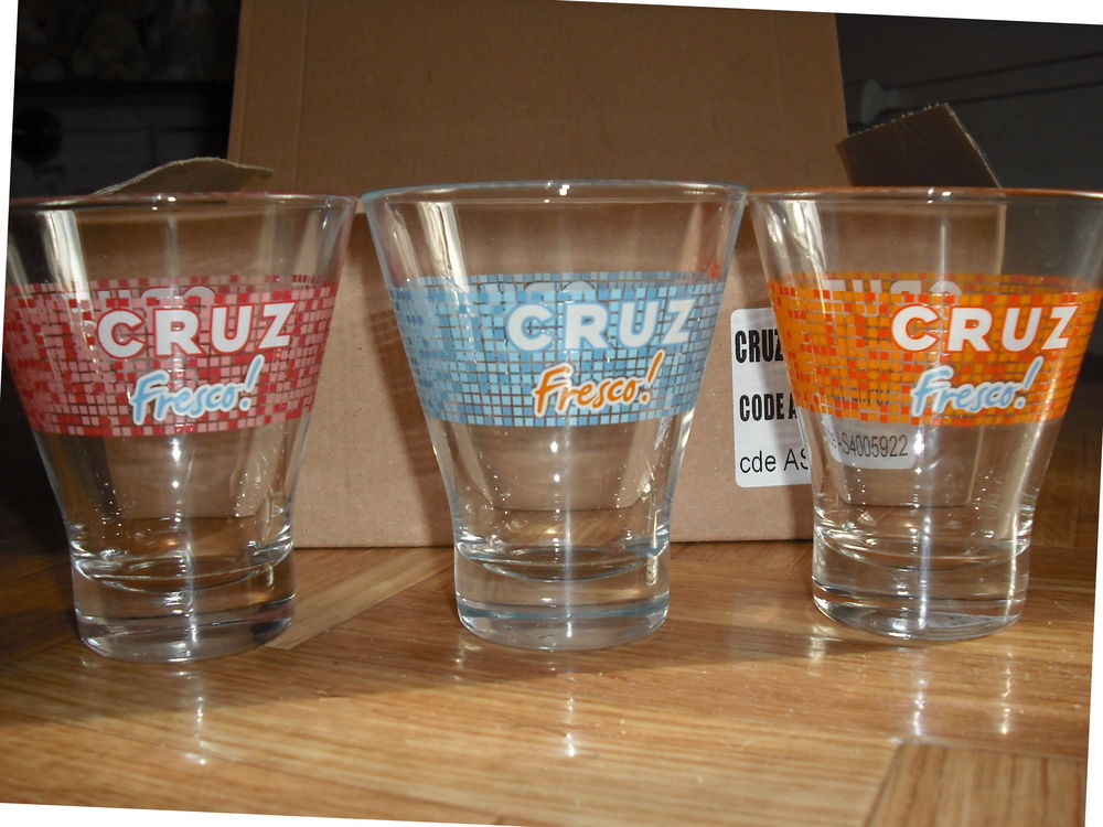 12 verres Cruz Fresco 20 euros Cuisine