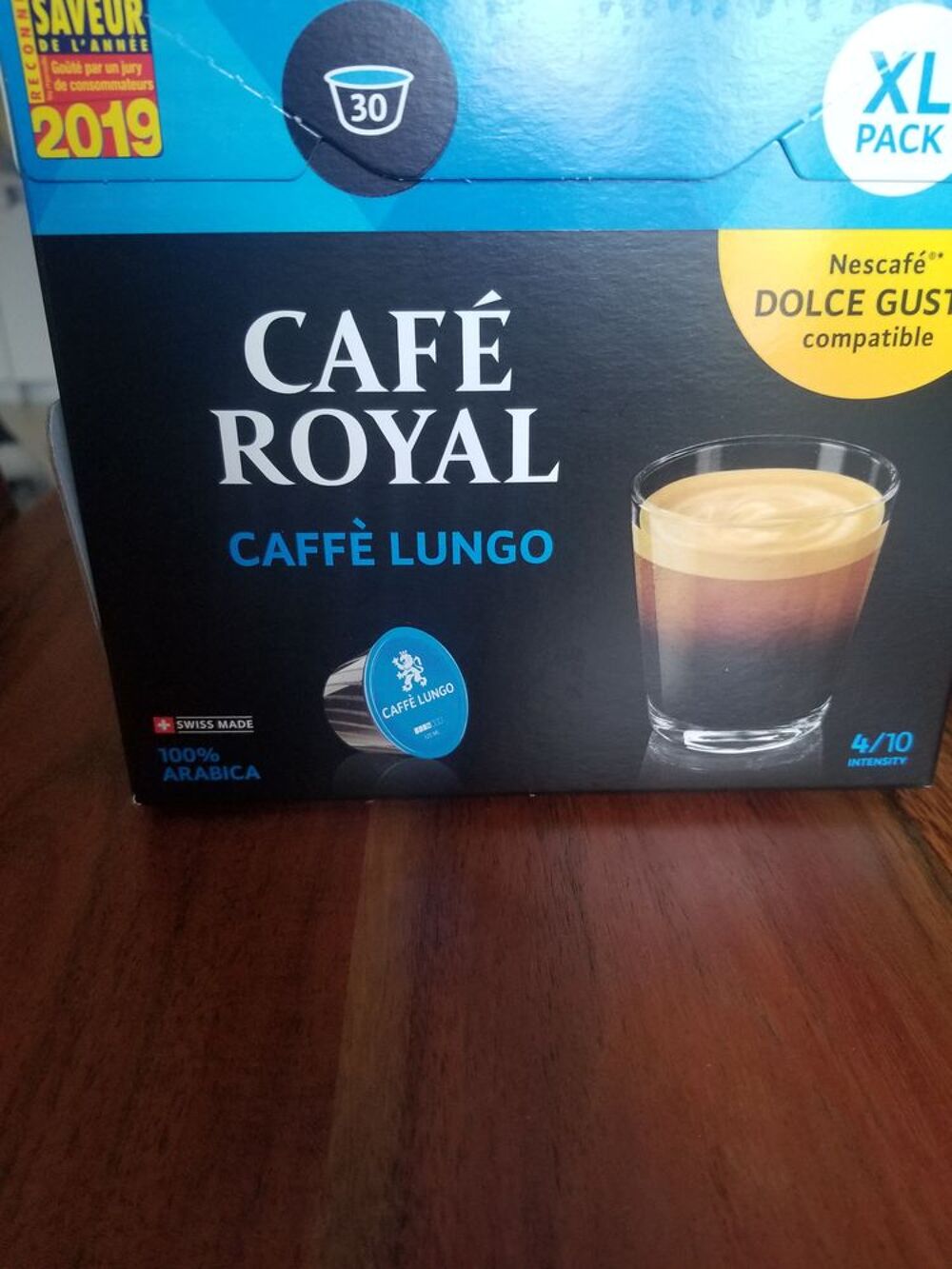 Lots de 3 x30 capsules de CAFE ROYAL (lungo)pour Dolce Gusto Cuisine