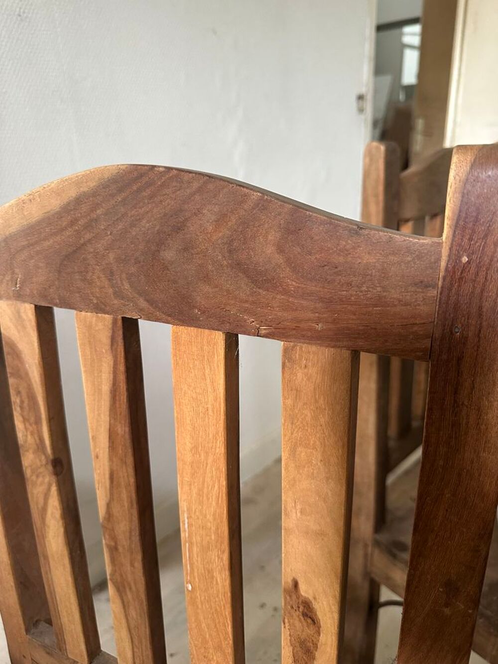 lot de 6 chaises en teck Meubles