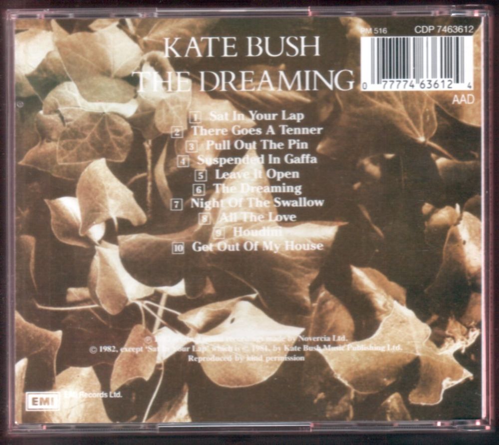 Album CD : Kate Bush - The Dreaming. CD et vinyles