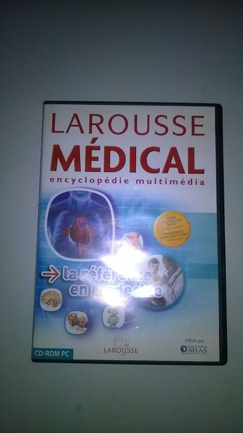 Logiciel Larousse Médical
Excellent etat
La première enc
8 Talange (57)
