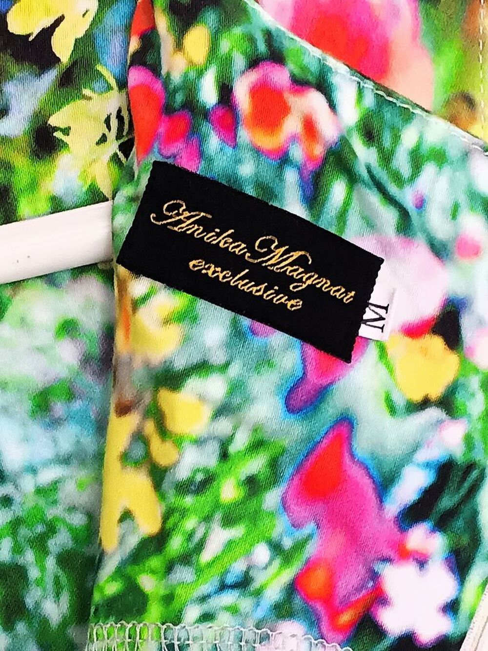 Superbe robe longue fleurie exceptionnelle marque Anika Ma Vêtements