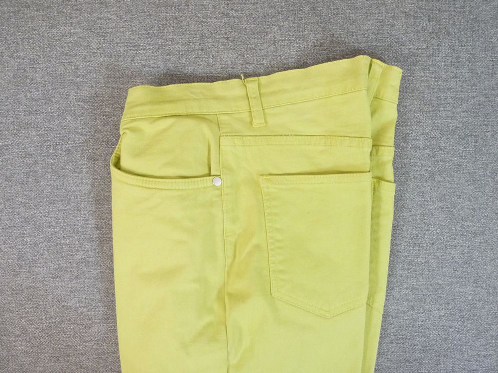 Jean/ Pantalon Droit Vert Anis- Taille 38- Antonelle Jeans Vêtements