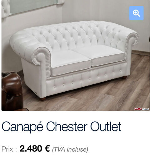 Canap Chesterfield Blanc 500 Aix-en-Provence (13)