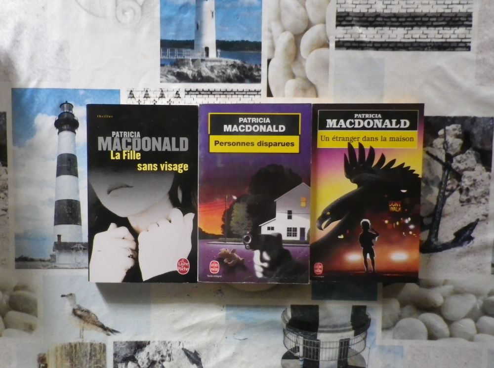 3 PATRICIA MACDONALD (ou &agrave; l'unit&eacute;) Livres et BD