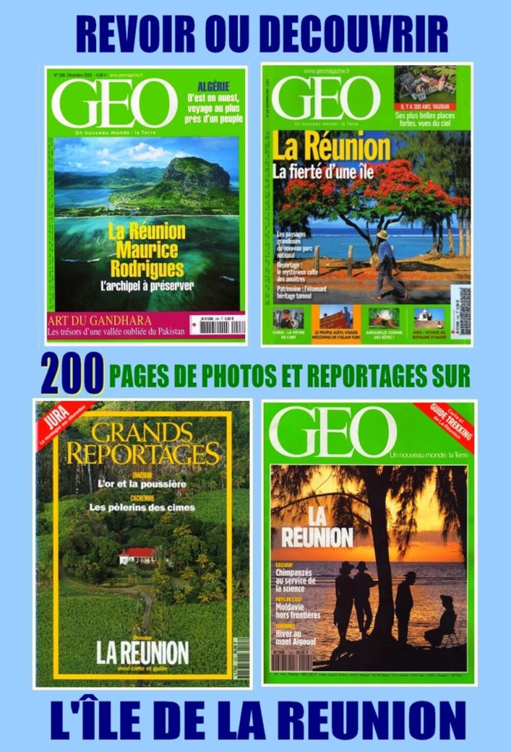 LA R&Eacute;UNION - g&eacute;o - OC&Eacute;AN INDIEN / prixporcompris Livres et BD