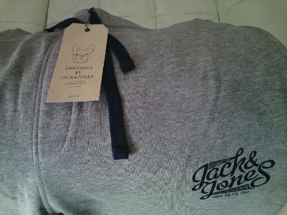 pantalon de jogging gris Jack and Jones L neuf Vêtements