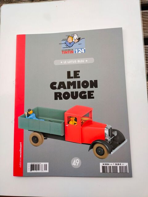 VOITURE DE TINTIN LA N° 49       LE CAMION ROUGE    60 Dolus-d'Oléron (17)