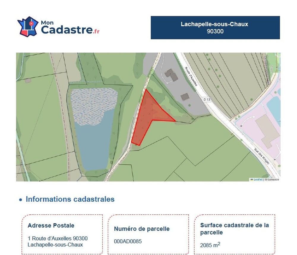 Vente Terrain Terrain Sermamagny