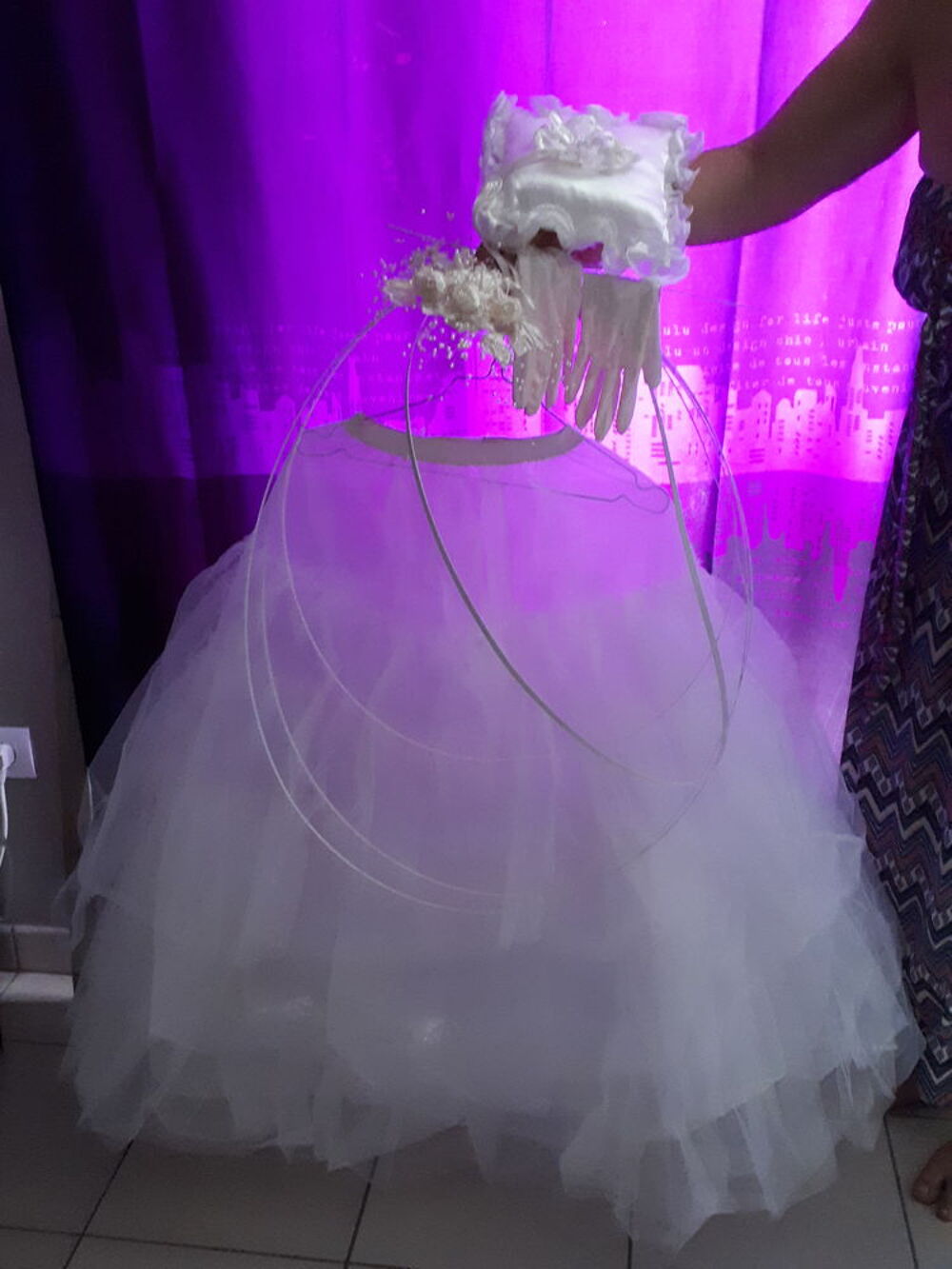 Robe de mari&eacute;e rose p&acirc;le Vêtements