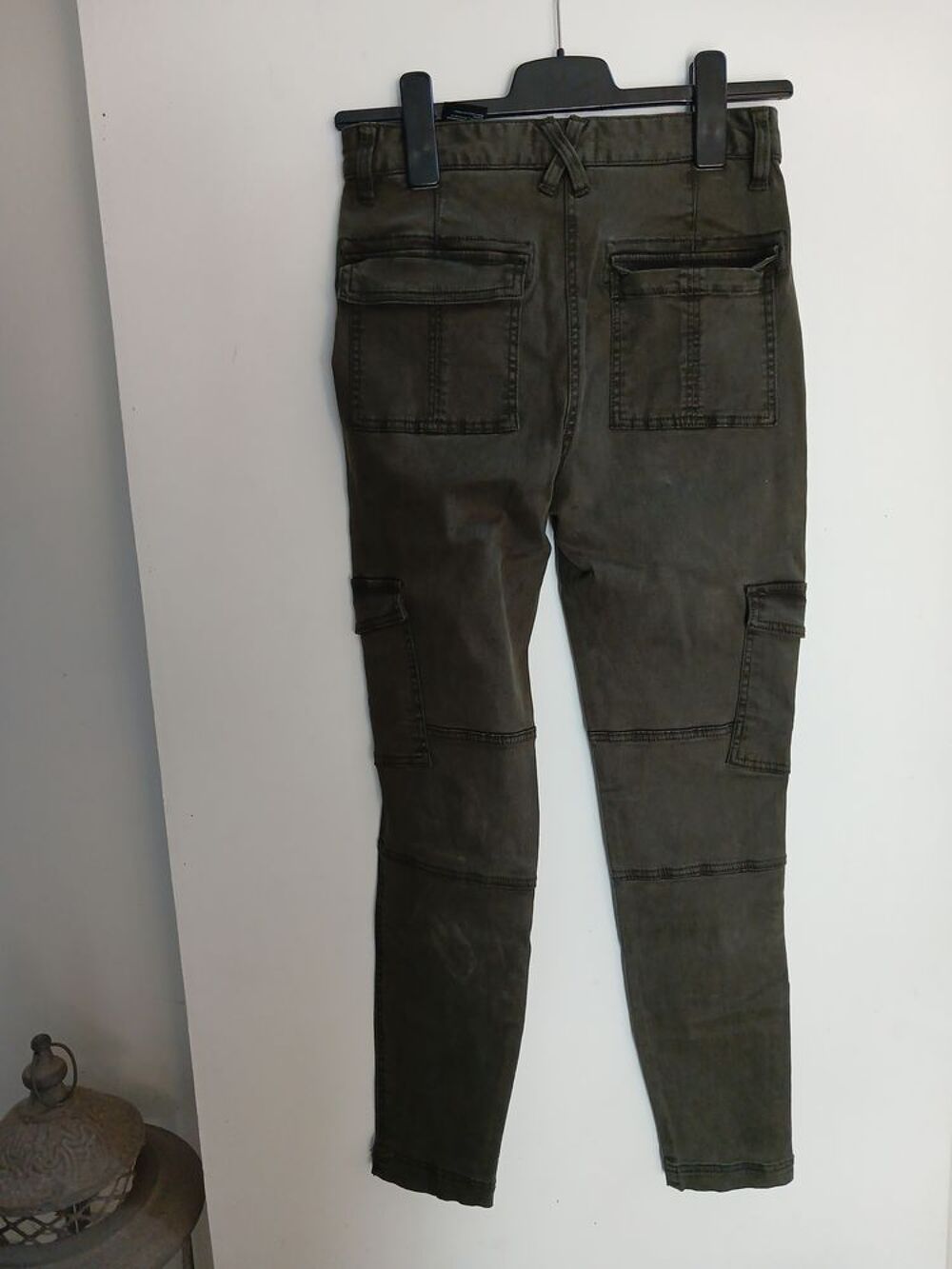 Pantalon Cargo femme noir H&amp;M 36. Vêtements