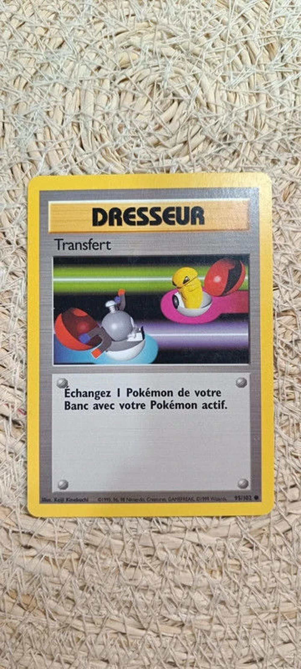 Carte Pok&eacute;mon - Dresseur Transfert - 95/102 Jeux / jouets