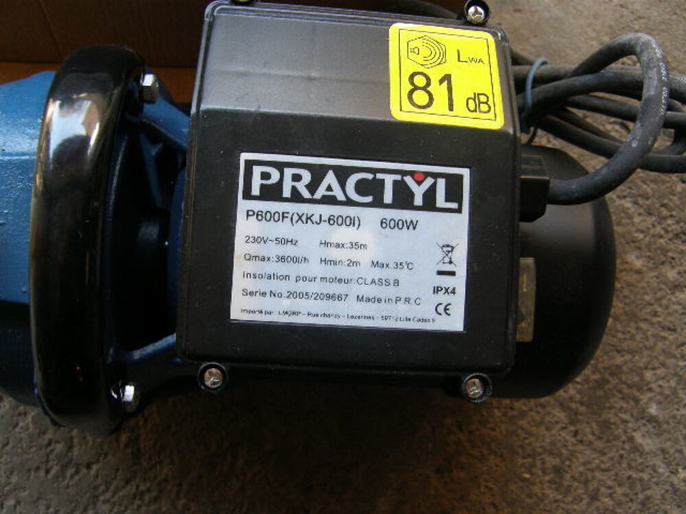 pompe &eacute;lectrique Bricolage