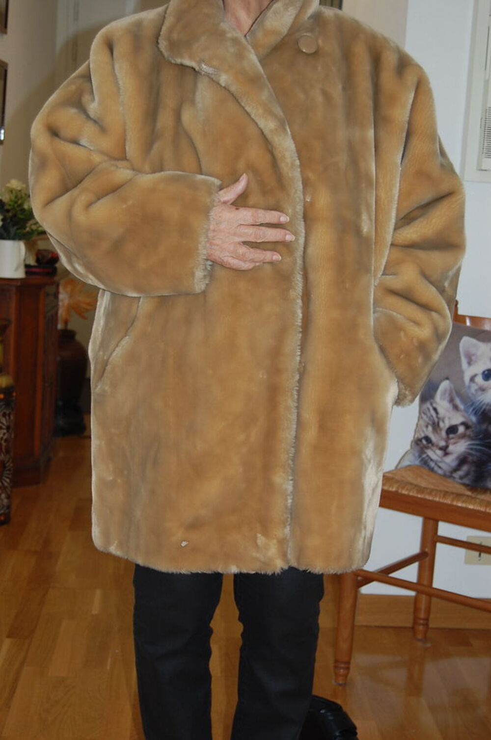 Manteau fausse fourrure Vêtements