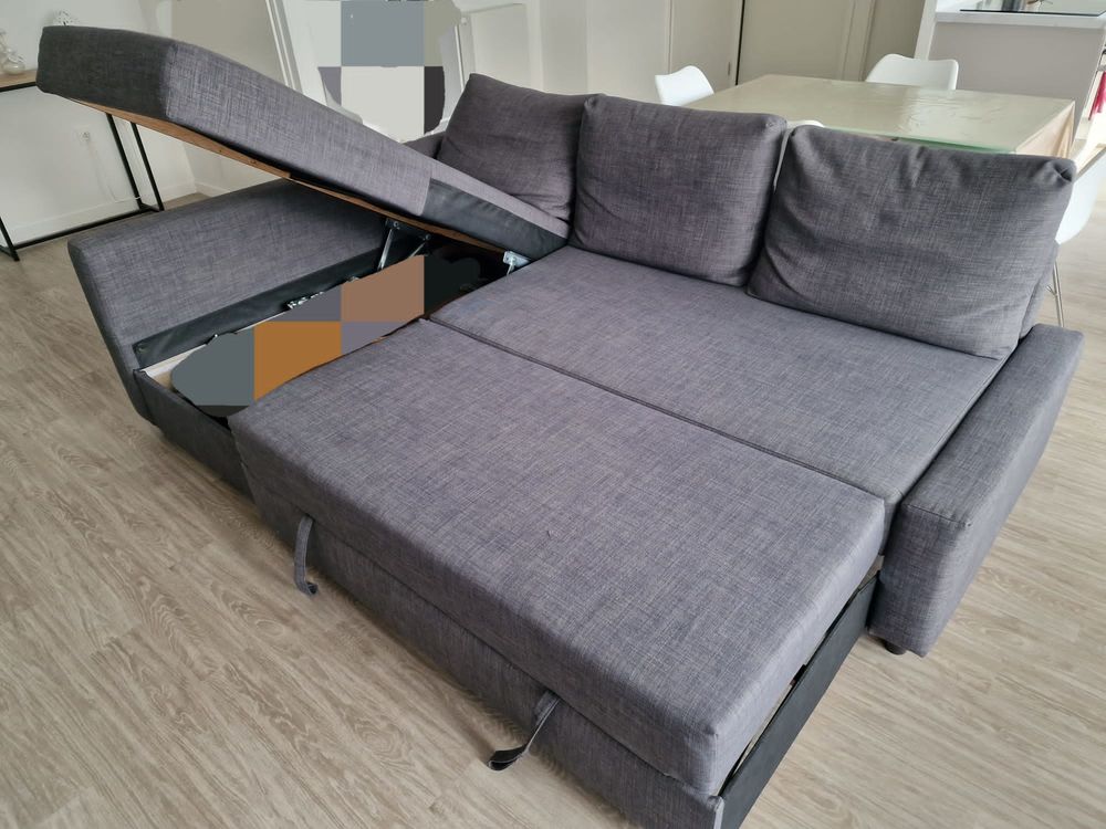 Canap&eacute; Friethen Ikea gris Meubles