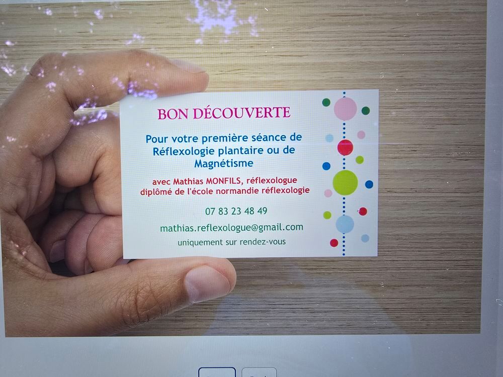   Bon Découverte Réflexologie et Magnétisme 