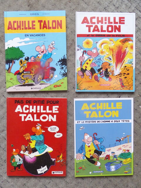 4 bandes dessinées de ACHILLE TALON 18 Lyon 8 (69)