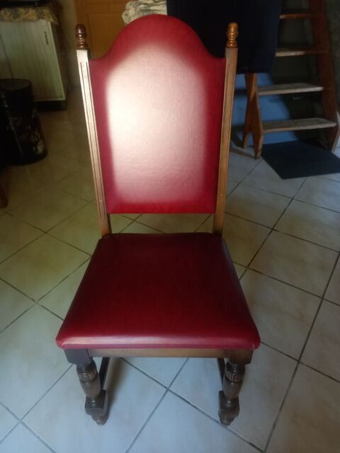 2 chaises cuir vintage 40 Savenay (44)