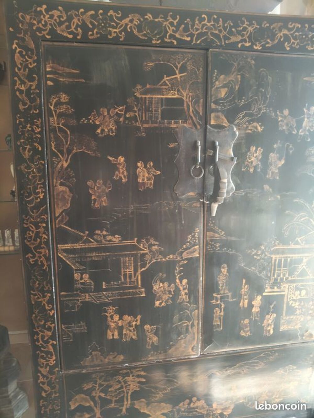 grande armoire XVIII&deg; si&egrave;cle - CHINE - bois laqu&eacute; Meubles