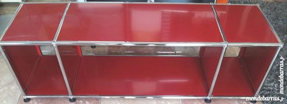 petit meuble tv/hifi ou autre usm haller rouge Cuisine