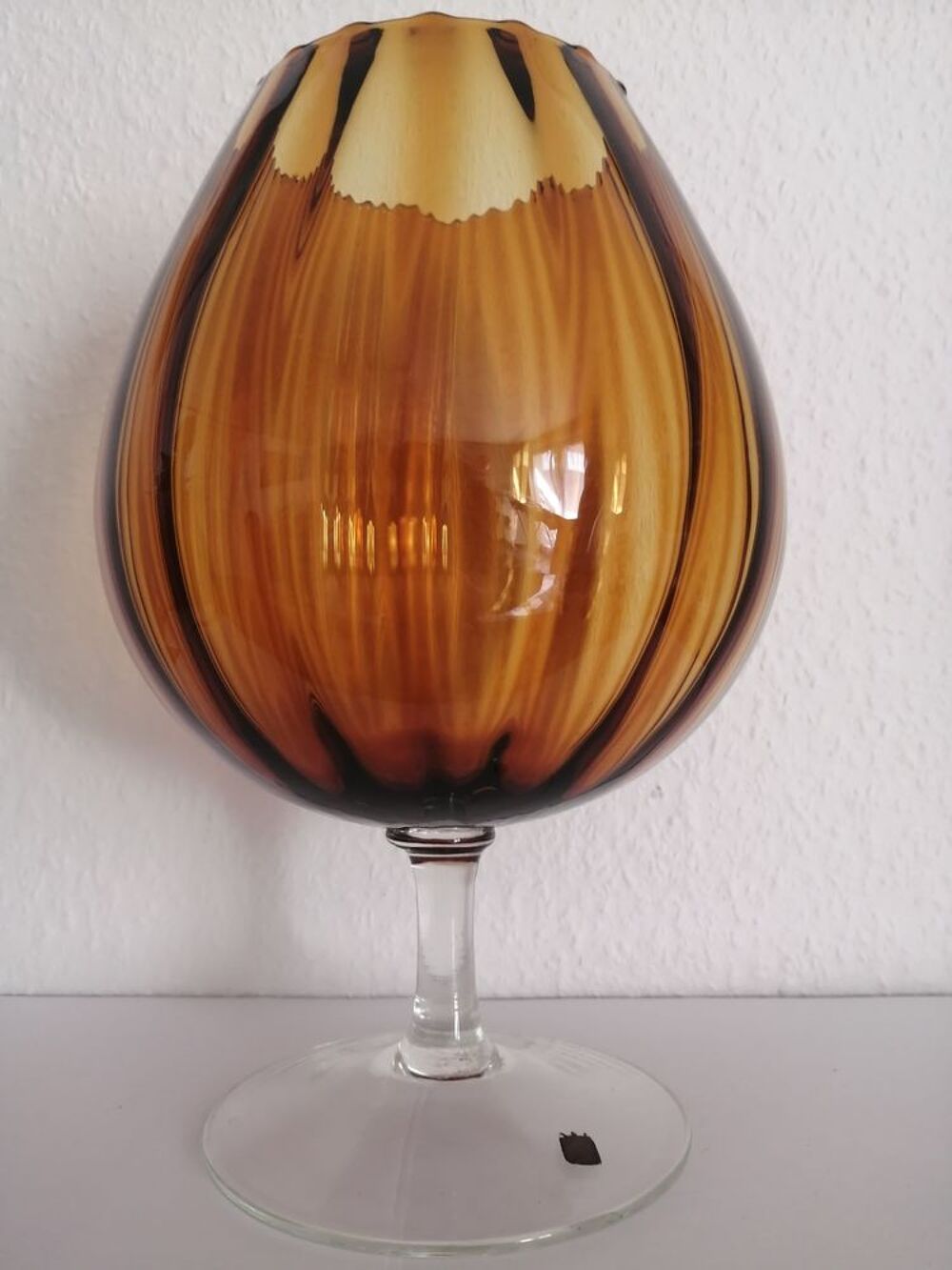 Magnifique verre ballon vintage - Collection/D&eacute;coration Décoration