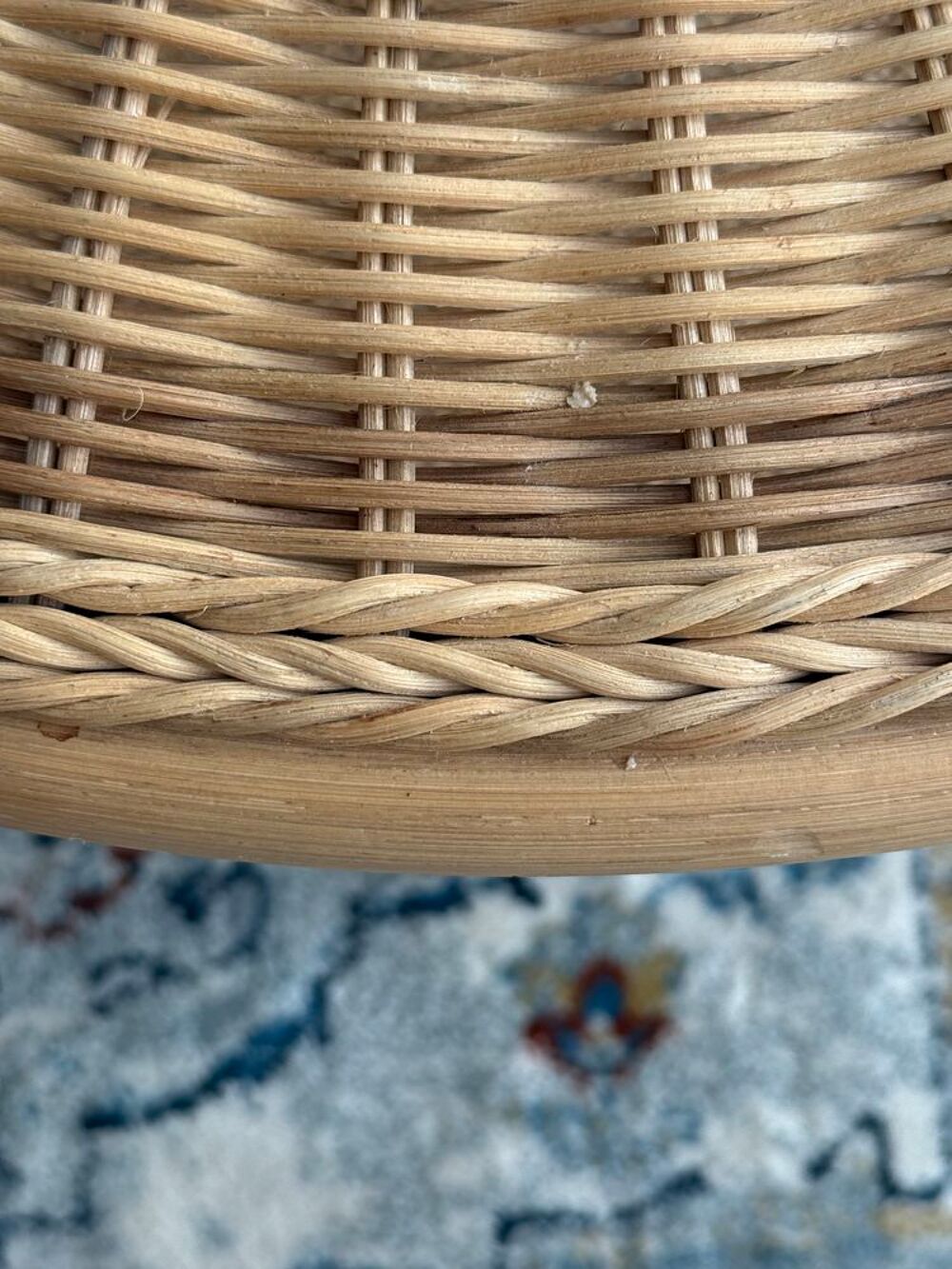 Table basse ronde en rotin Maisons du Monde ? Mod&egrave;le Dabali Meubles