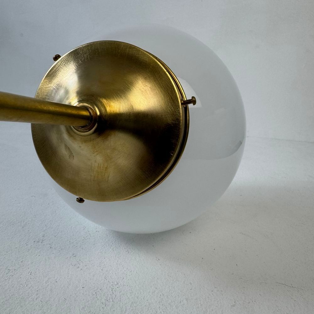 ANCIENNE LAMPE A POSER EN OPALINE XXL VINTAGE Décoration