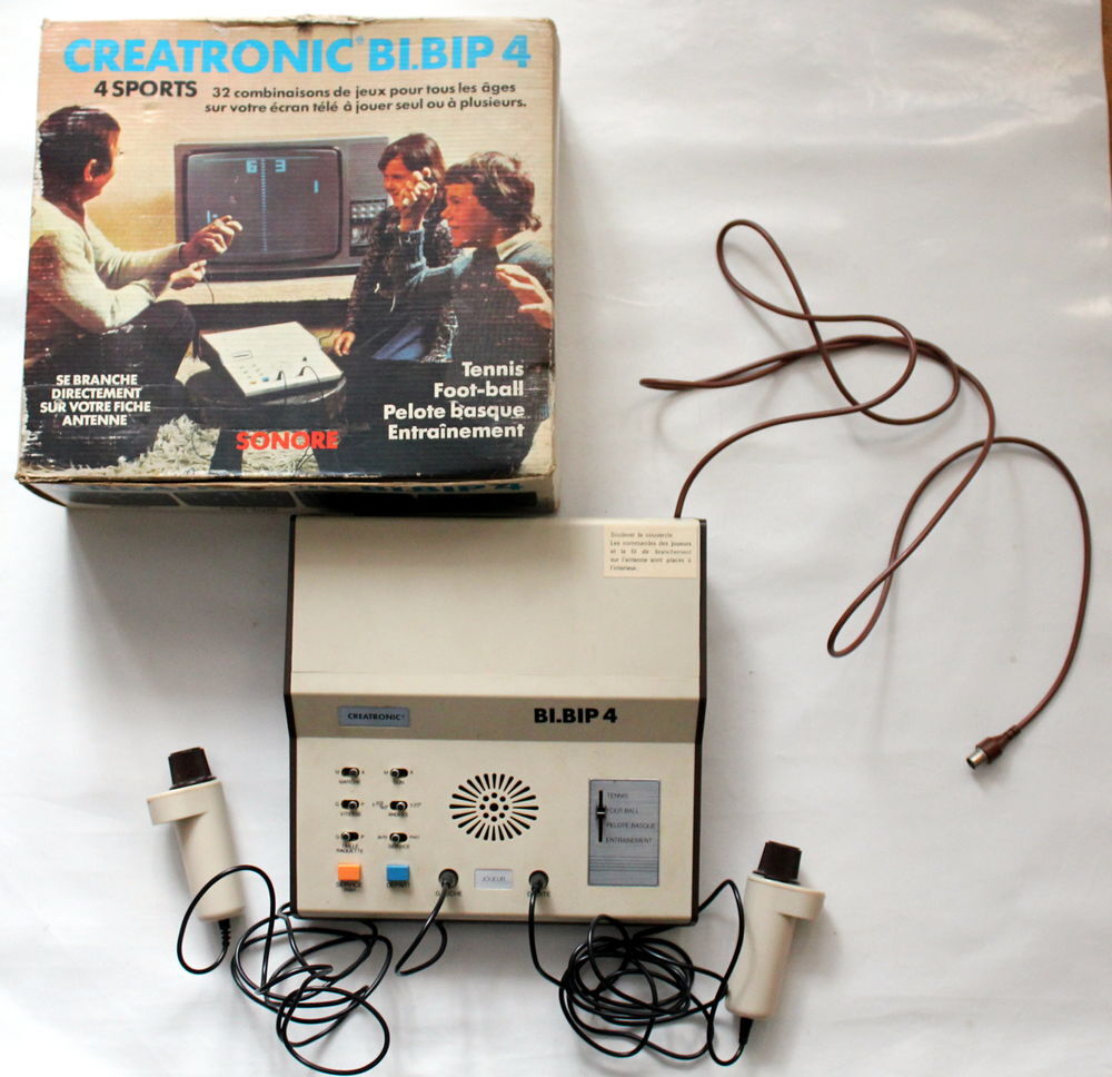 Creatronic BI.BIP 4 Une console pong avec licence Magnavox Consoles et jeux vidéos