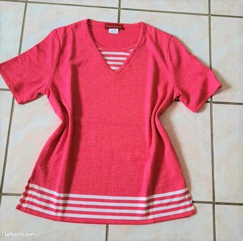 Pull rose et ray marin qualit premium T 38 - 40 8 Domart-en-Ponthieu (80)