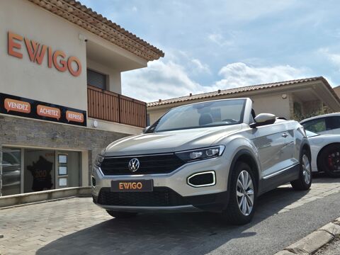 Volkswagen T-ROC CABRIOLET 1.0 TSI 110 STYLE 1ERE MAIN ORIGINE FR SUIVI COMPL 2021 occasion Sainte-Maxime 83120