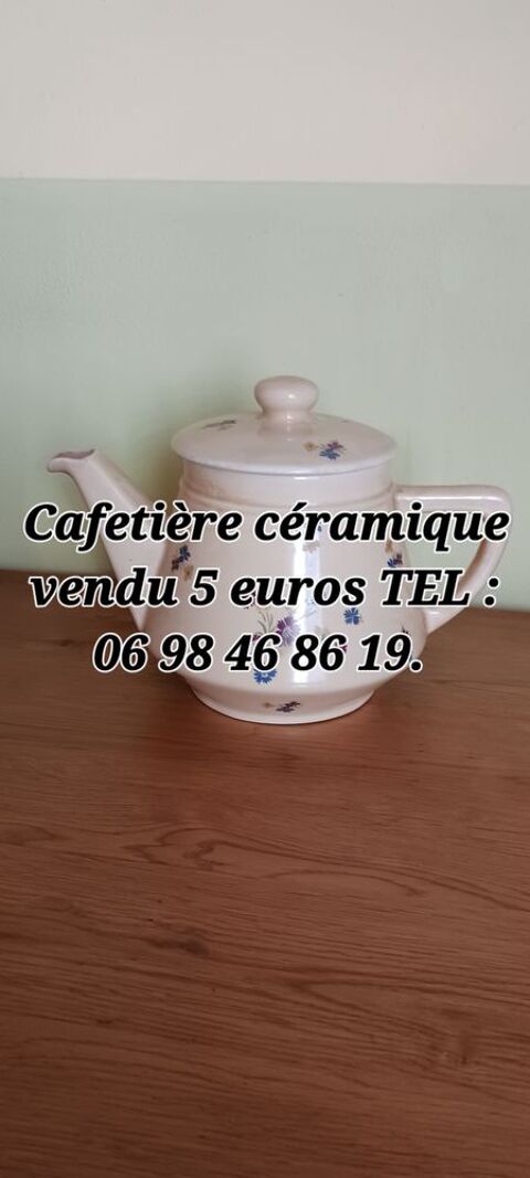 CAFETIERE CERAMIQUE . 5 Fr�vent (62)