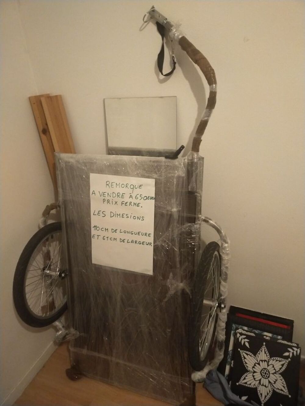 remorque a v&eacute;lo Vélos