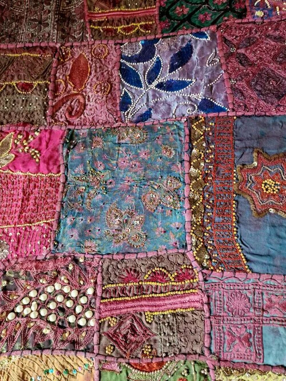 Dessus de lit Patchwork neuf Décoration
