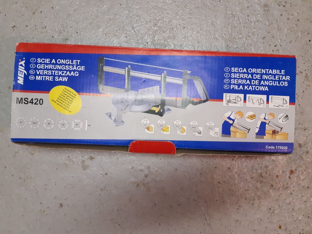 Scie &agrave; onglet MEJIX MS 420 Bricolage