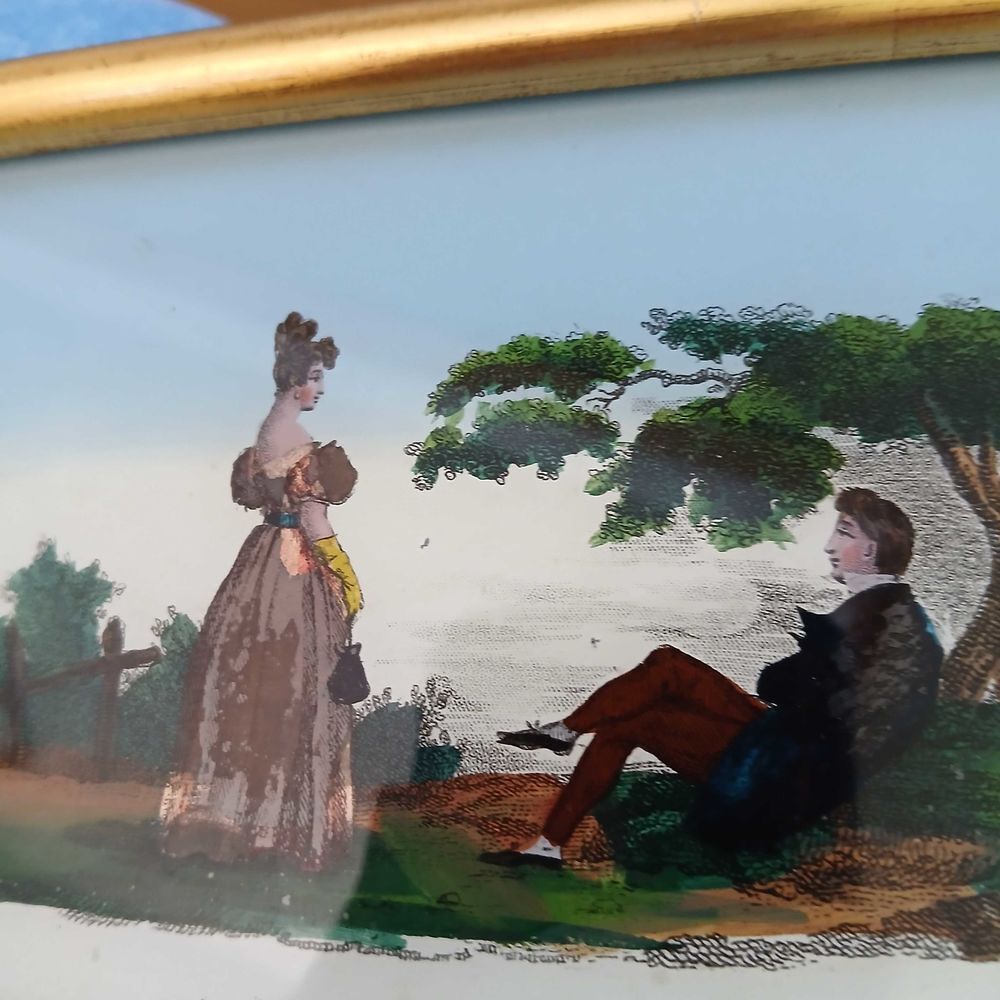 Tableau SCENE ROMANTIQUE 