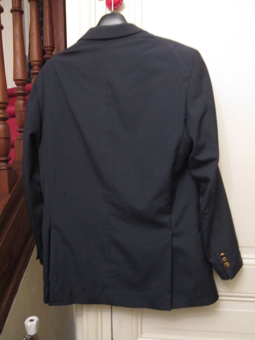 Veste bleu marine boutons dor&eacute;s Vêtements