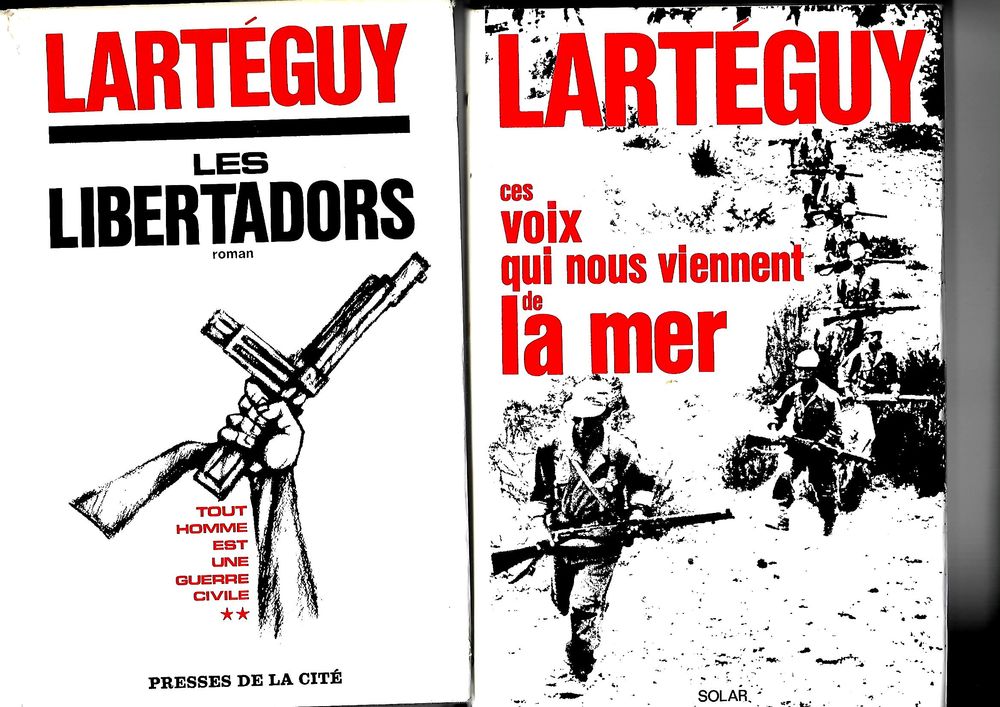 R&eacute;cits et Romans de Jean LARTEGUY Livres et BD