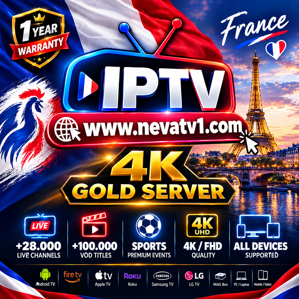 NEVATV - 4K Premium IPTV Serveur Photos/Video/TV