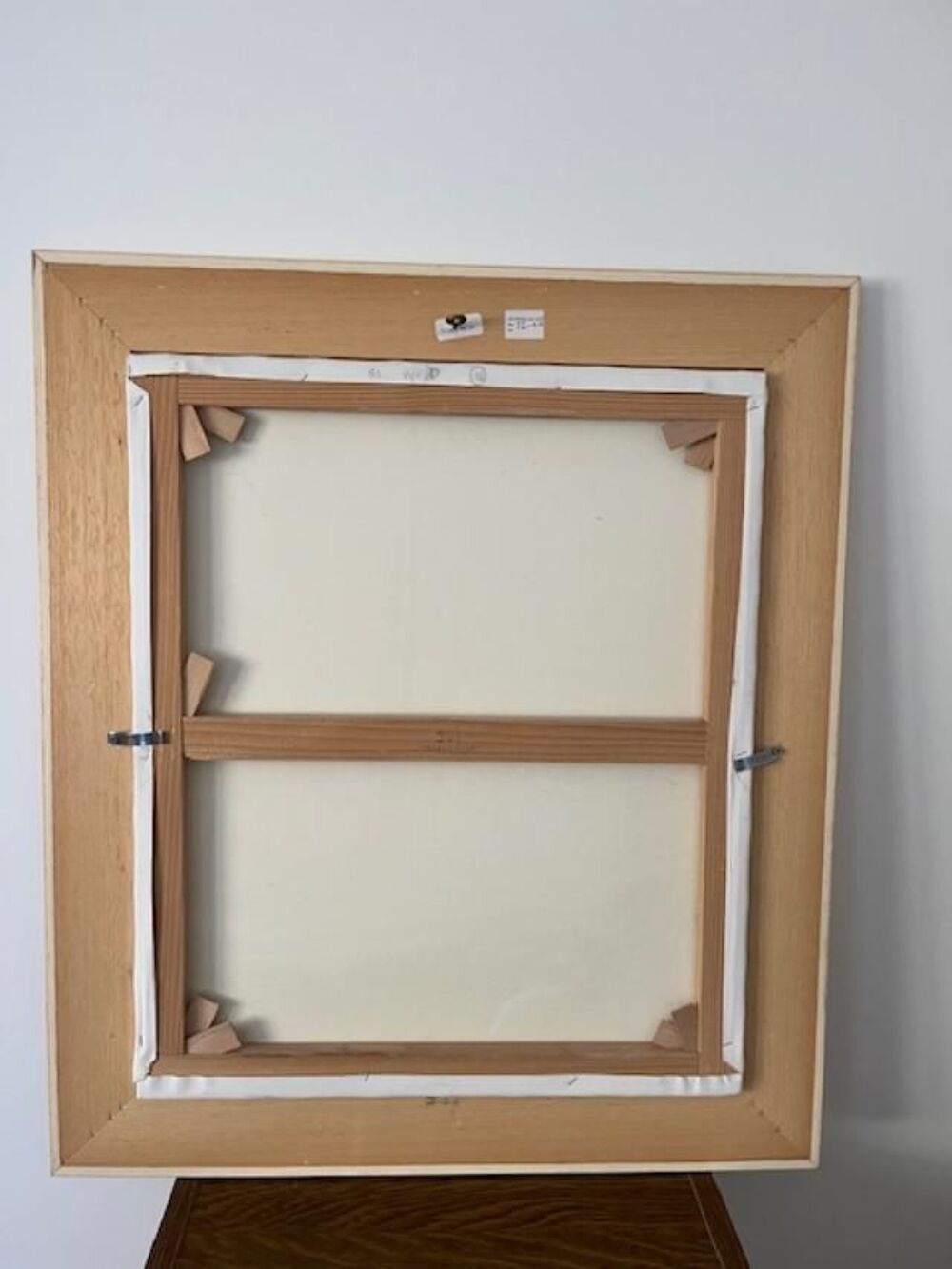 Tableau : 1 huile sur toile encadr&eacute;e de format 12 P Décoration