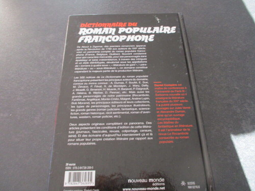 Dictionnaire Livres et BD
